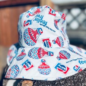 Vintage Pepsi Bucket Hat - Feelin' Free!